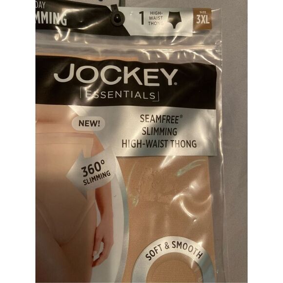 New Jockey Essentials Seam-free Slimming High Waist Thong size 3xl - Picture 4 of 6